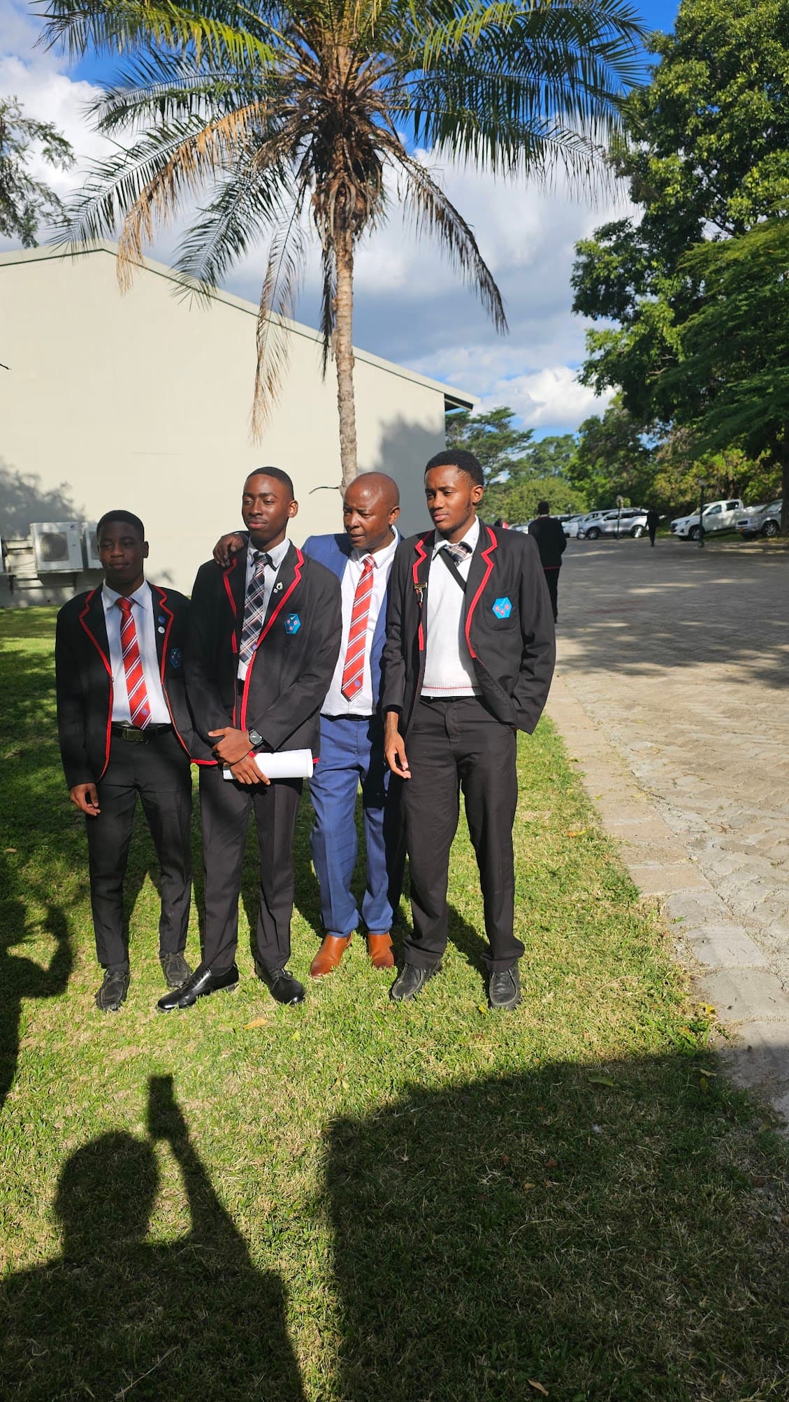 Students in holiday program